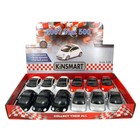 Машина металлическая Fiat 500, 1:28, открываются двери, инерция, цвет красный - Фото 5