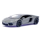 Машина металлическая Lamborghini Aventador LP 700-4, 1:38, открываются двери, инерция, цвет серый - Фото 1