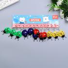 Фонарик брелок для ключей на кольце «Божья коровка», МИКС - Фото 5