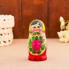 Матрёшка дерево «Зоя», жёлтый платок, 5 кукольная, 12 см - Фото 7