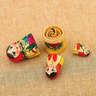 Матрёшка дерево «Галина», красный платок, 4 кукольная, 9 см - Фото 3