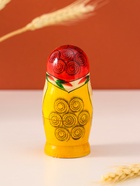 Матрёшка дерево «Галина», красный платок, 4 кукольная, 9 см - Фото 9