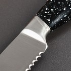 Нож для хлеба Overlord, лезвие 20,5 см, цвет чёрный - Фото 3
