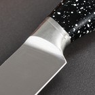 Нож кухонный Доляна Overlord, лезвие 20,5 см, цвет чёрный - Фото 3