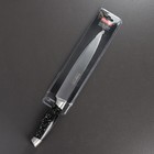 Нож кухонный Доляна Overlord, лезвие 20,5 см, цвет чёрный - Фото 6