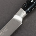 Нож для овощей Доляна Overlord, лезвие 8,5 см, цвет чёрный - Фото 3