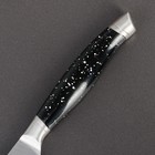 Нож для овощей Доляна Overlord, лезвие 8,5 см, цвет чёрный - Фото 4