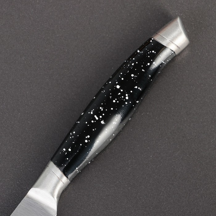 Нож для овощей Доляна Overlord, лезвие 8,5 см, цвет чёрный - фото 1908391137