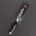 Нож для овощей Доляна Overlord, лезвие 8,5 см, цвет чёрный - Фото 6