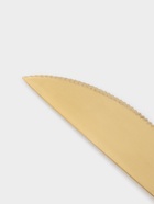 Столовые приборы Magistro «Фолк», 4 предмета, нержавеющая сталь, золотистые - Фото 4