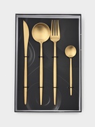 Столовые приборы Magistro «Фолк», 4 предмета, нержавеющая сталь, золотистые - Фото 8