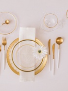 Набор столовых приборов Magistro «Фолк», 4 предмета, нержавеющая сталь, цвет металла золотой, белые ручки - Фото 7