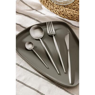 Столовые приборы Magistro «Фолк», 4 предмета, нержавеющая сталь, серебристые