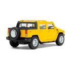 Машина металлическая Hummer H2 SUT, 1:40, открываются двери, инерция, цвет желтый - Фото 3