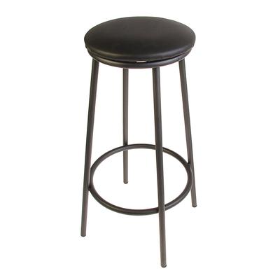 Табурет барный «Клик Мебель. Высокий», искусственная кожа, цвет чёрный