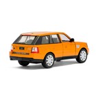 Машина металлическая Range Rover Sport, 1:38, открываются двери, инерция, цвет оранжевый - Фото 3