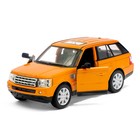 Машина металлическая Range Rover Sport, 1:38, открываются двери, инерция, цвет оранжевый - Фото 4