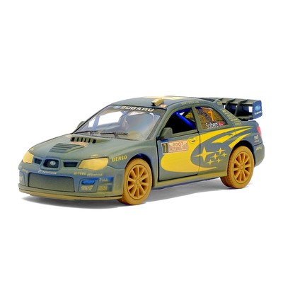 Машина металлическая Subaru Impreza WRC (Muddy), масштаб 1:36, открываются двери, инерция, МИКС