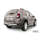 Защита заднего бампера Arbori d42, RENAULT DUSTER 2010-2016, черн. - Фото 2