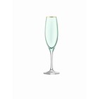 Набор из 2 бокалов флейт для шампанского Sorbet, 225 мл, зелёный - Фото 3