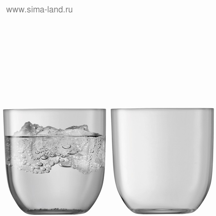 Набор из 2 стаканов Hint, 400 мл, серый - Фото 1