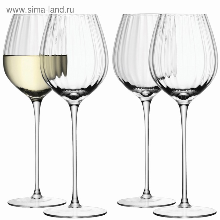 Набор из 4 бокалов для белого вина Aurelia, 430 мл - Фото 1