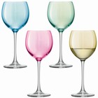 Набор из 4 бокалов для вина Polka, 400 мл, пастельный - Фото 1