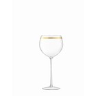 Набор из 8 бокалов для вина с золотым декором Deco, 525 мл - Фото 4