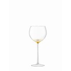 Набор из 8 бокалов для вина с золотым декором Deco, 525 мл - Фото 6