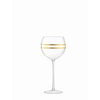 Набор из 8 бокалов для вина с золотым декором Deco, 525 мл - Фото 7