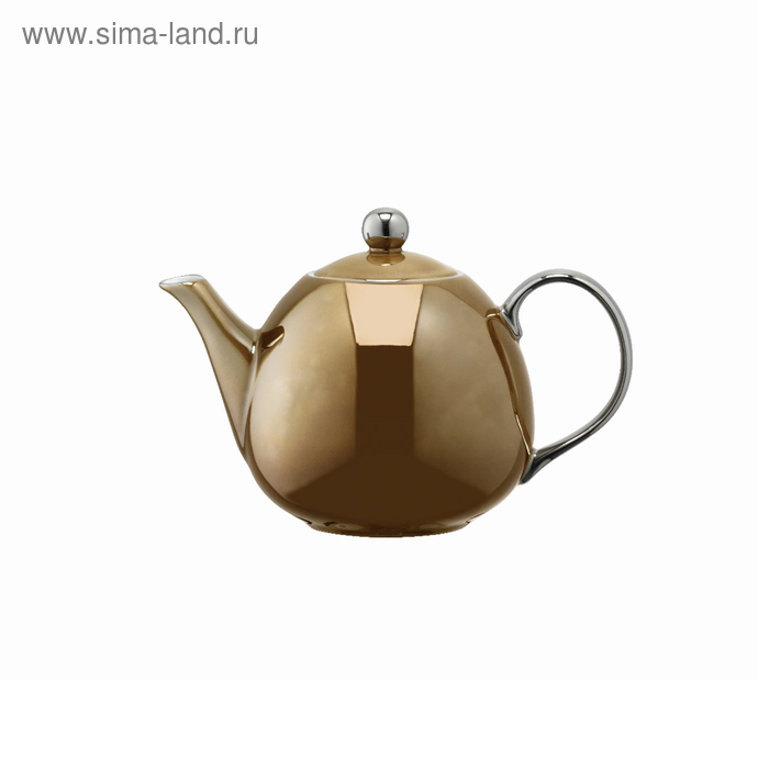 Чайник Polka, 750 мл, коричневый - Фото 1