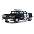 Машина металлическая Chevrolet Silverado (Police), масштаб 1:46, открываются двери, инерция, МИКС - Фото 3