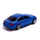 Машина металлическая BMW M5, 1:64, цвет синий - Фото 3