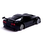 Машина металлическая CHEVROLET CORVETTE C6-R, 1:64, цвет чёрный - Фото 3