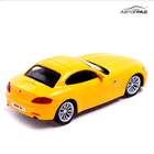 Машина металлическая BMW Z4, 1:43, цвет жёлтый - фото 8396879