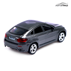 Машина металлическая BMW X6, 1:43, цвет серый - Фото 5