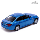 Машина металлическая BMW M5, 1:32, открываются двери, инерция, цвет синий - фото 8396913