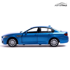 Машина металлическая BMW M5, 1:32, открываются двери, инерция, цвет синий - Фото 6