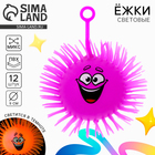 Мяч детский резиновый ёжка «Гарри», резиновый, световой, цвета МИКС - Фото 1