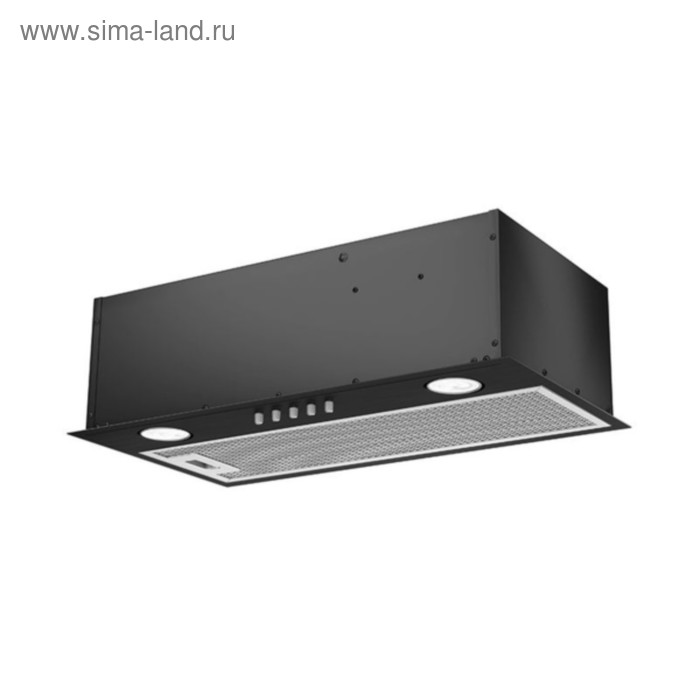 Вытяжка Königin Flatbox 60 B, 650 м³/ч, 3 скорости, черный - Фото 1