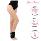 Голеностоп гимнастический Grace Dance, р. М, цвет чёрный - фото 211228