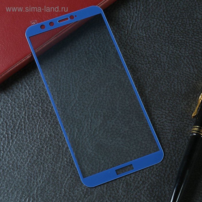 Защитное стекло Mobius для Huawei Honor 9 Lite 3D Full Cover, синее - Фото 1