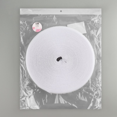 Липучка, 20 мм, 25±1 м, белая