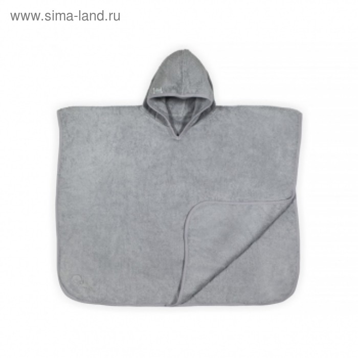 Полотенце-пончо, размер 60х70 см, цвет серый - Фото 1