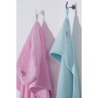 Полотенце с капюшоном, размер 75х75 см, цвет розовый - Фото 2