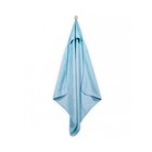 Полотенце с капюшоном, размер 75х75 см, цвет голубой - Фото 1