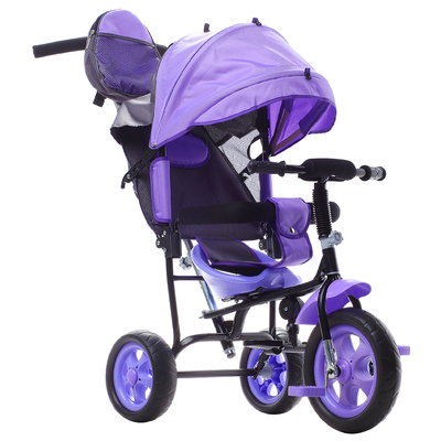 Велосипед трёхколёсный «Лучик Малют 2», колёса EVA 10"/8", цвет фиолетовый