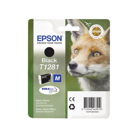 Картридж струйный Epson T1281 C13T12814012 черный (5.9мл) для Epson S22/SX125