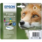 Набор картриджей для Epson T1285 (C13T12854012), 4 цвета - фото 51295437