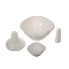 Клумба «Водопад», 2 яруса, 33.5 л, d=27-55 см, бортик h=60 см, пластиковая, белая - Фото 3